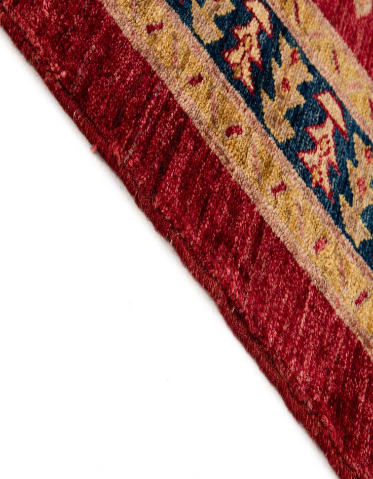 Detail image of  3' 5 x 4' 7  Hand Knotted Ziegler Wool Rug