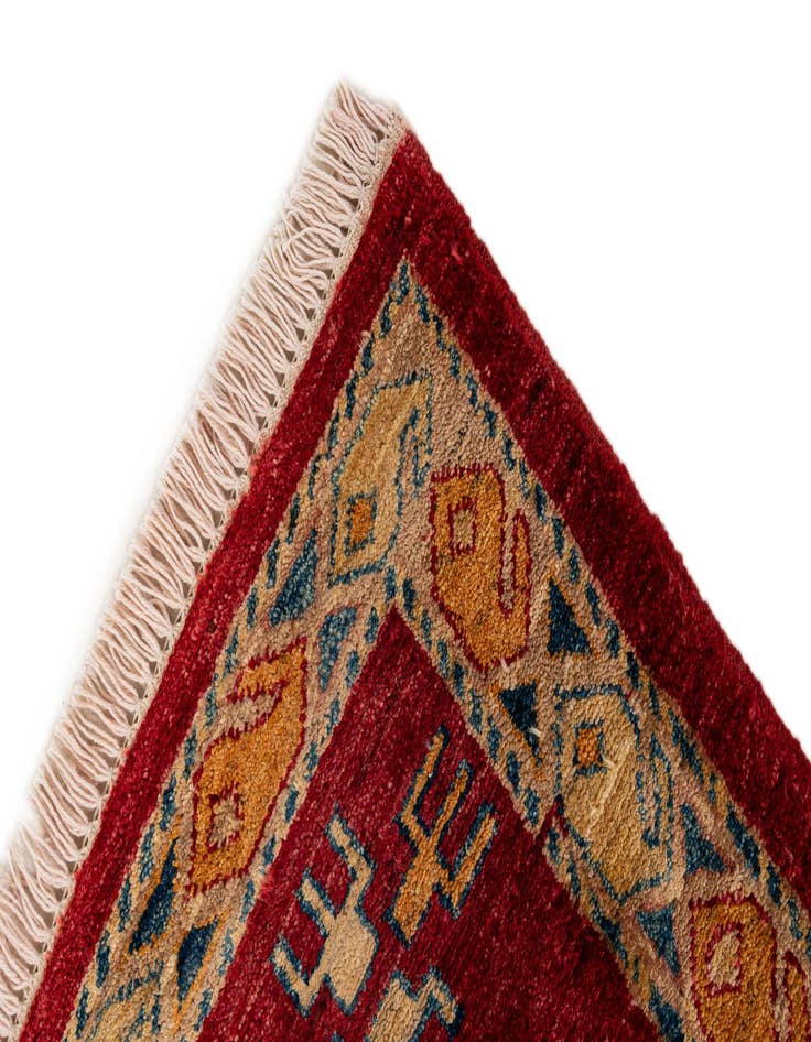 Detail image of  2' 8 x 3' 9  Hand Knotted Ziegler Wool Rug