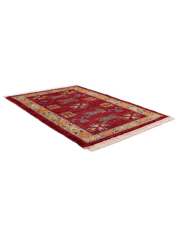 Detail image of  2' 9 x 3' 9  Hand Knotted Ziegler Wool Rug