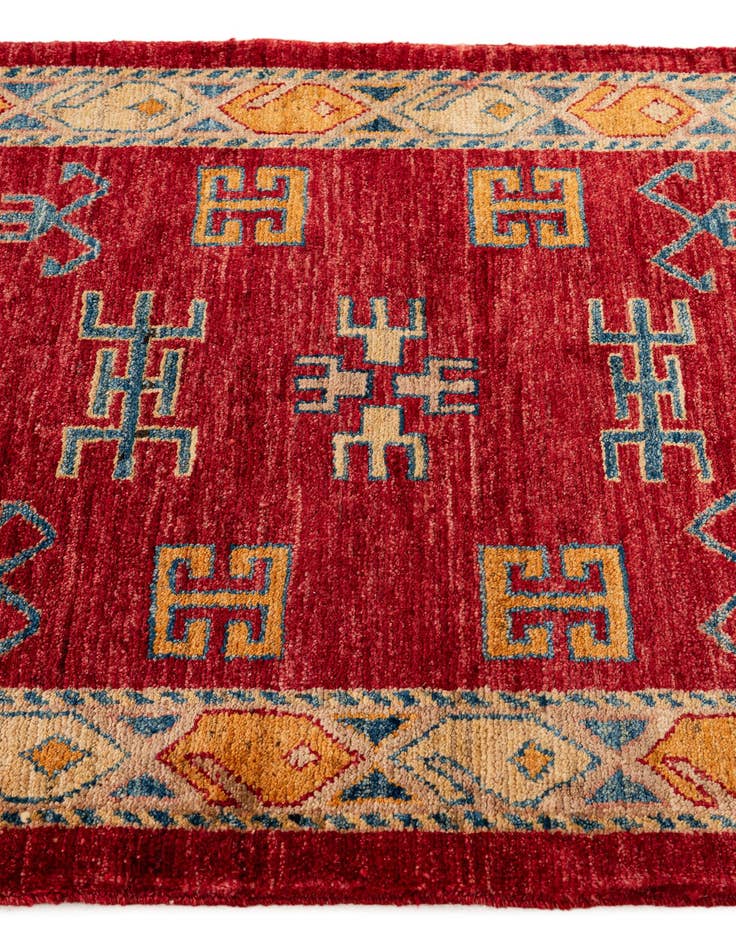Detail image of  2' 9 x 3' 9  Hand Knotted Ziegler Wool Rug