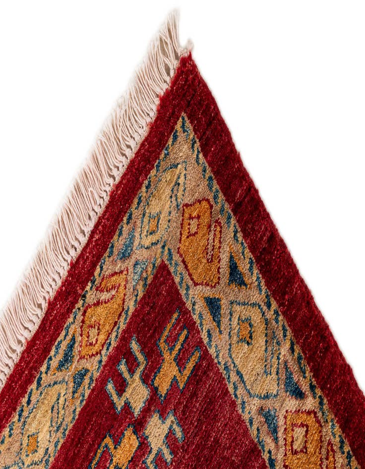 Detail image of  2' 9 x 3' 9  Hand Knotted Ziegler Wool Rug