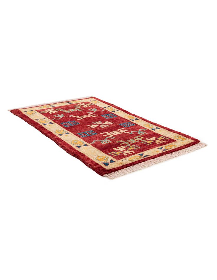 Detail image of  2' 4 x 3' 10  Hand Knotted Ziegler Wool Rug