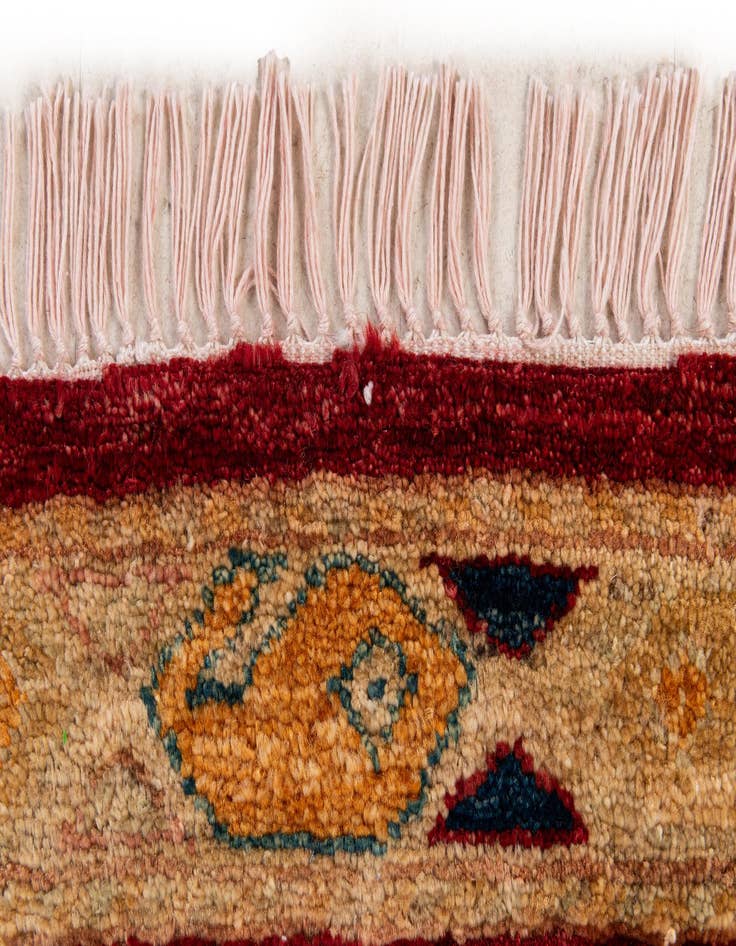 Detail image of  2' 4 x 3' 10  Hand Knotted Ziegler Wool Rug