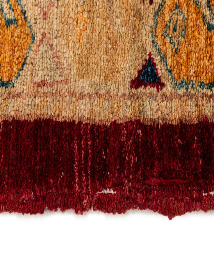 Detail image of  2' 4 x 3' 10  Hand Knotted Ziegler Wool Rug