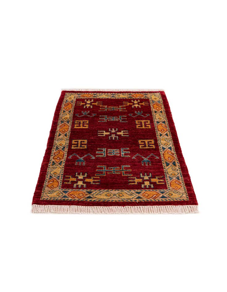 Detail image of  2' 9 x 3' 9  Hand Knotted Ziegler Wool Rug