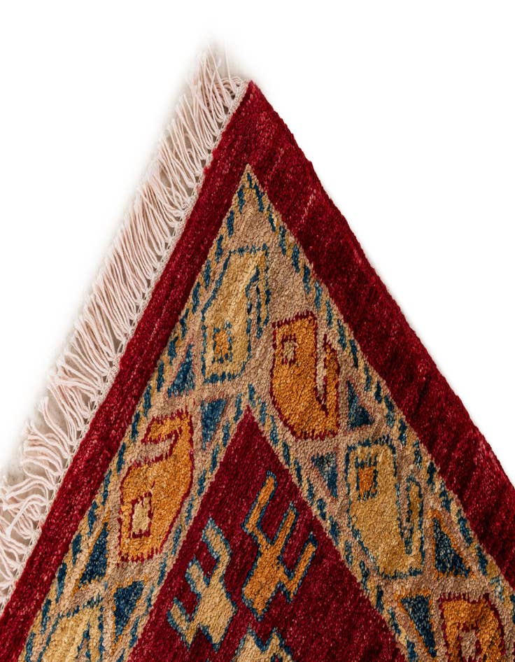 Detail image of  2' 9 x 3' 9  Hand Knotted Ziegler Wool Rug