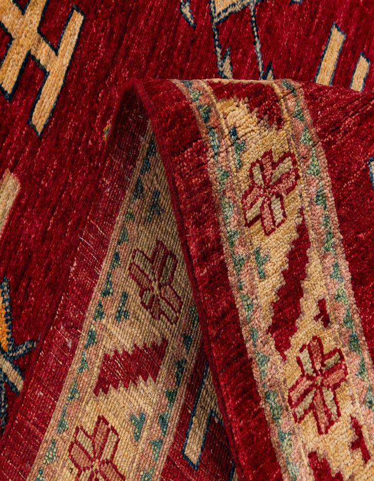 Detail image of  3' 3 x 4' 11  Hand Knotted Ziegler Wool Rug