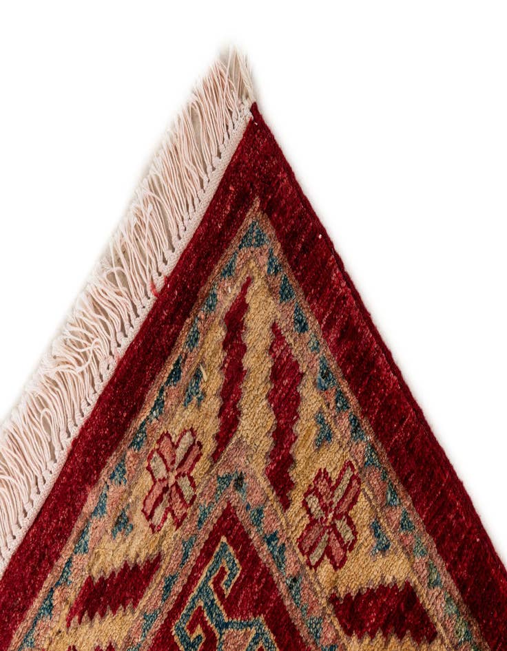 Detail image of  3' 3 x 4' 11  Hand Knotted Ziegler Wool Rug