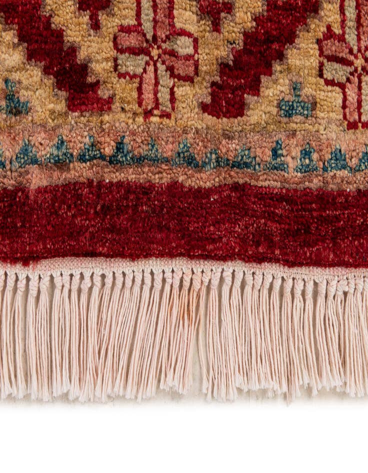 Detail image of  3' 3 x 4' 11  Hand Knotted Ziegler Wool Rug