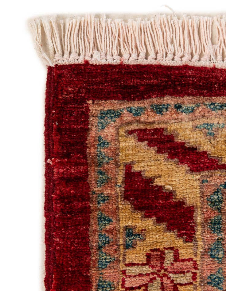 Detail image of  3' 3 x 4' 11  Hand Knotted Ziegler Wool Rug