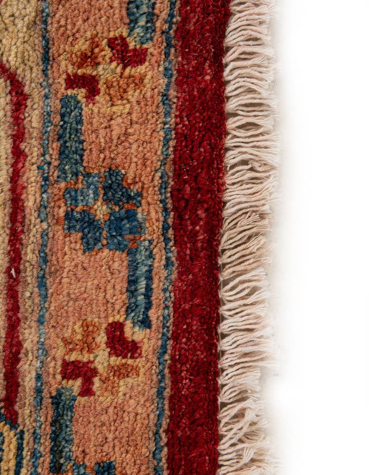 Detail image of  5' 8 x 8' 3  Hand Knotted Ziegler Wool Rug