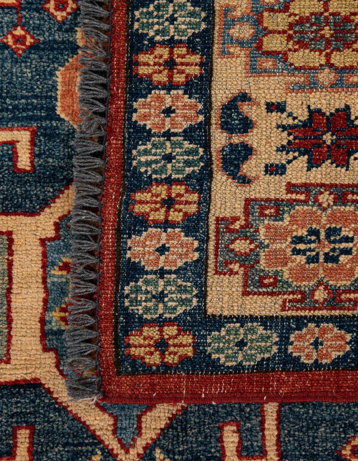 Detail image of  4' 11 x 6' 11  Hand Knotted Ziegler Wool Rug