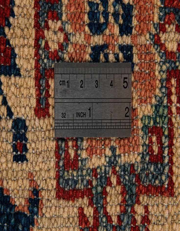 Detail image of  4' 11 x 6' 11  Hand Knotted Ziegler Wool Rug