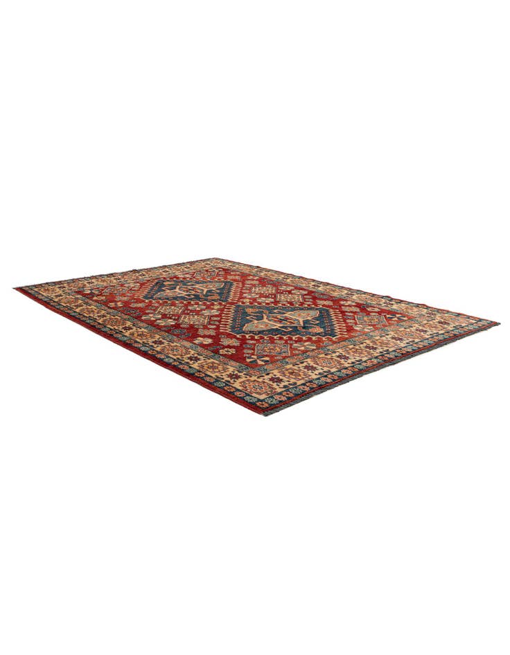 Detail image of  4' 11 x 6' 11  Hand Knotted Ziegler Wool Rug