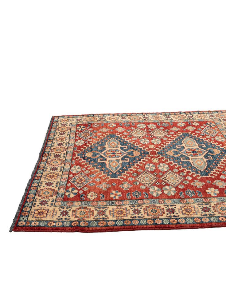 Detail image of  4' 11 x 6' 11  Hand Knotted Ziegler Wool Rug