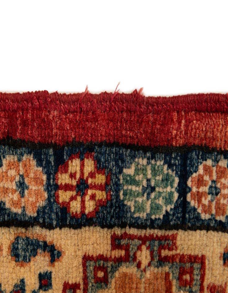 Detail image of  4' 11 x 6' 11  Hand Knotted Ziegler Wool Rug