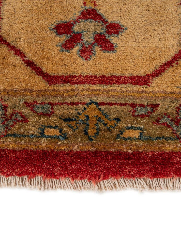 Detail image of  6' 6 x 10'  Hand Knotted Ziegler Wool Rug