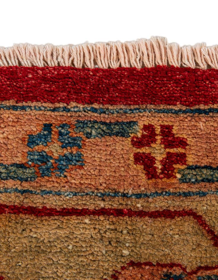 Detail image of  5' 6 x 8' 5  Hand Knotted Ziegler Wool Rug