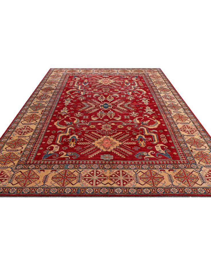 Detail image of  8' 11 x 12' 9  Hand Knotted Ziegler Wool Rug