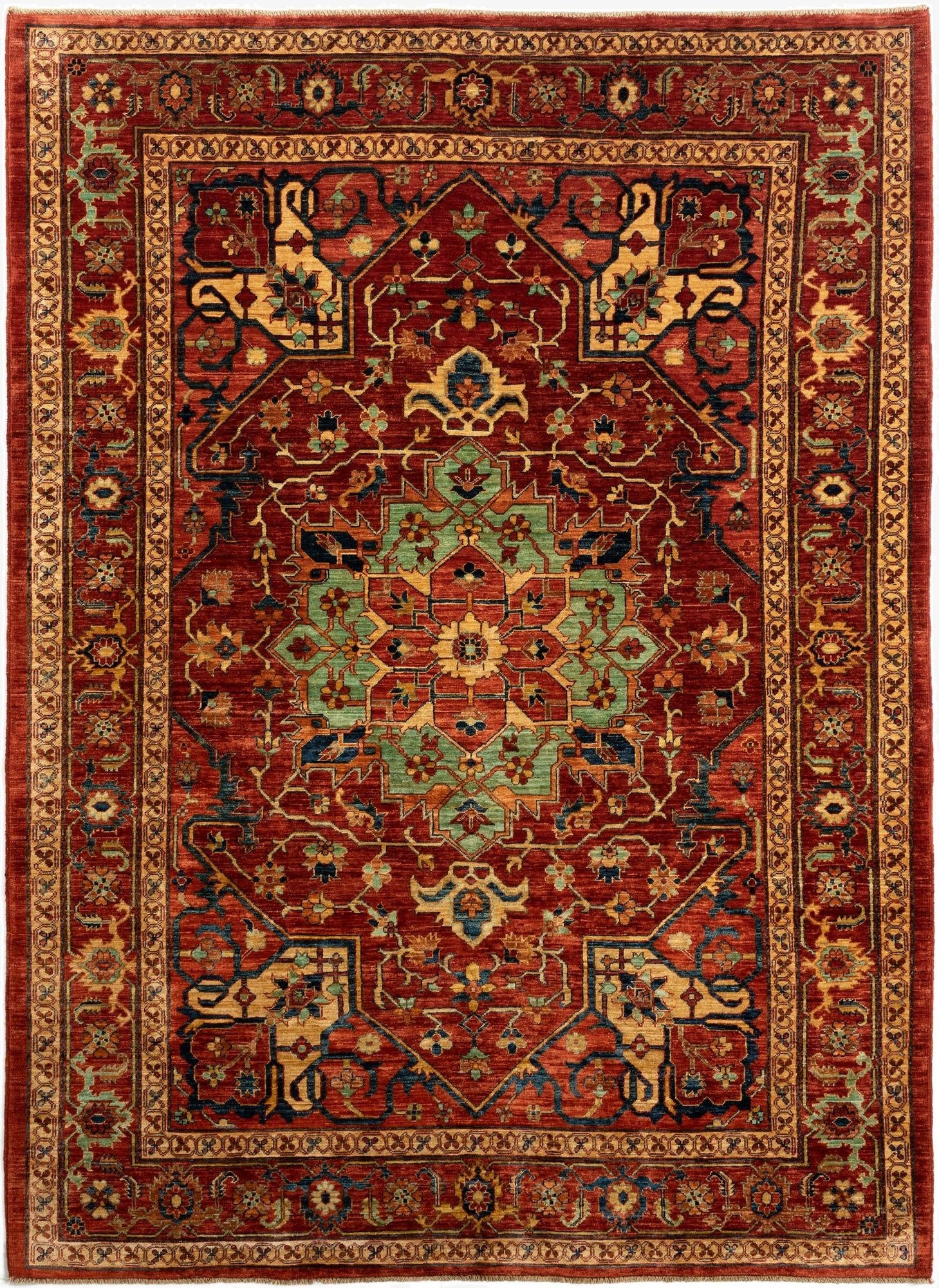  6' 7 x 9' Ziegler Wool Rug