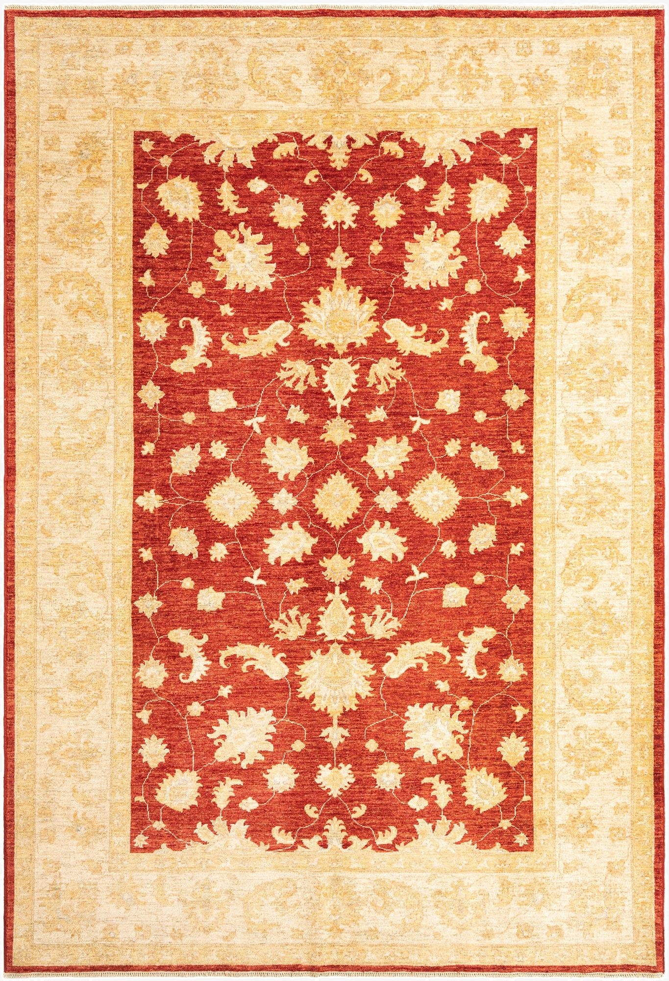  6' 8 x 9' 10 Ziegler Wool Rug