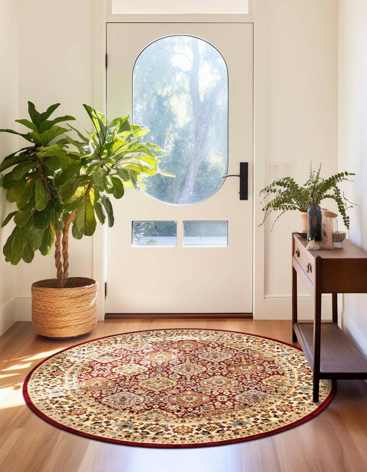 Detail image of  7' 10 x 7' 10 Aditi Round Rug