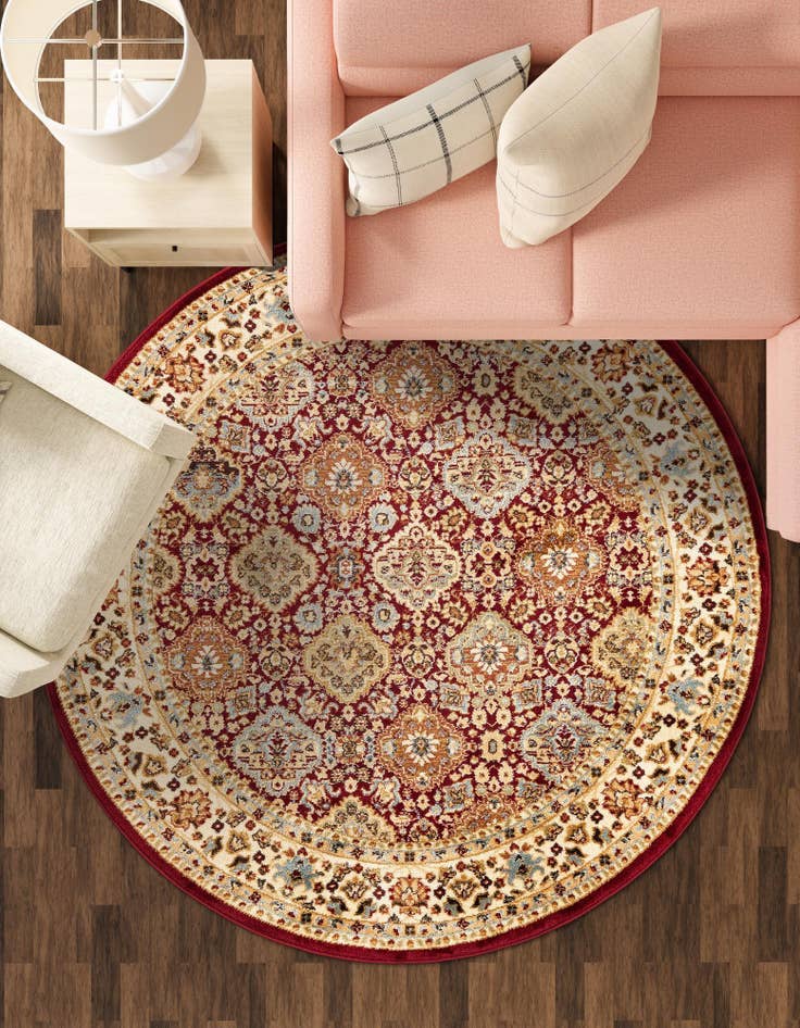 Detail image of  7' 10 x 7' 10 Aditi Round Rug