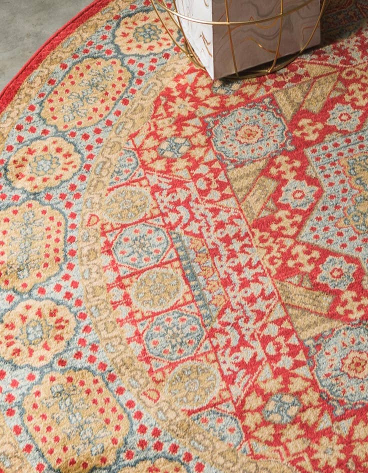 Detail image of  3' 3 x 3' 3 Amina Round Rug