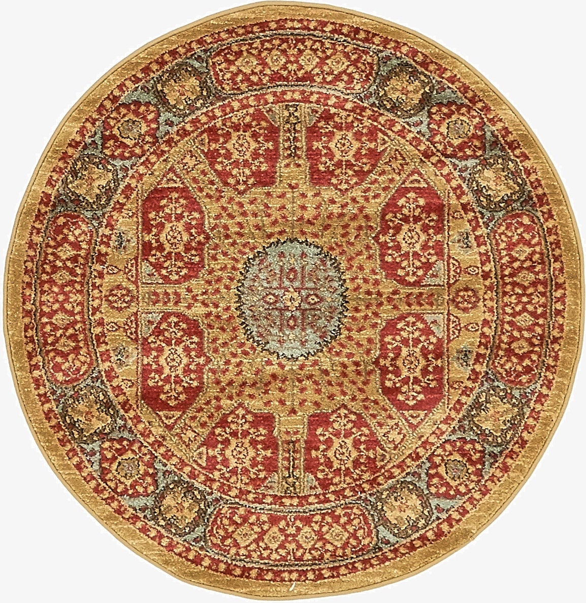 3' 3 x 3' 3 Amina Round Rug