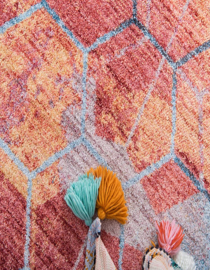 Detail image of  6' x 6' Andromeda Round Rug