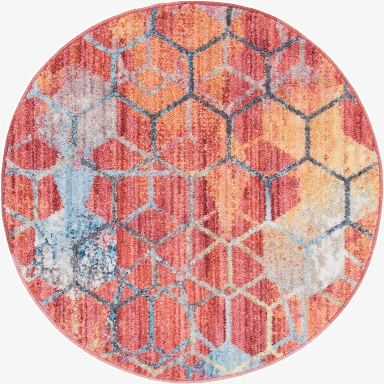  3' 3 x 3' 3 Andromeda Round Rug