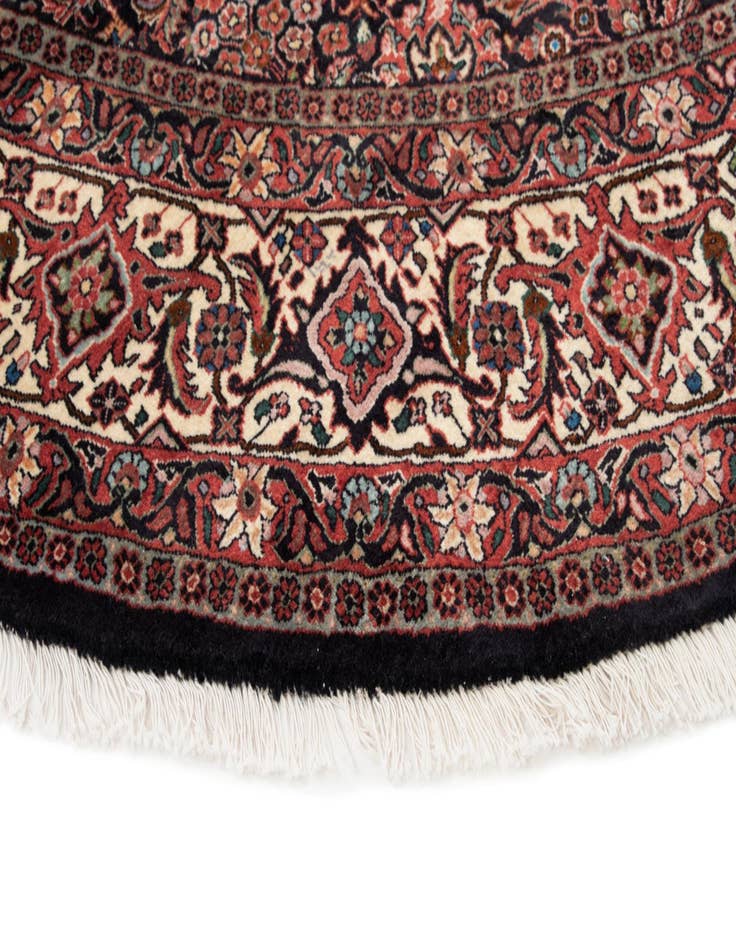 Detail image of  8' 1 x 8' 1 Bidjar With Silk Round Rug