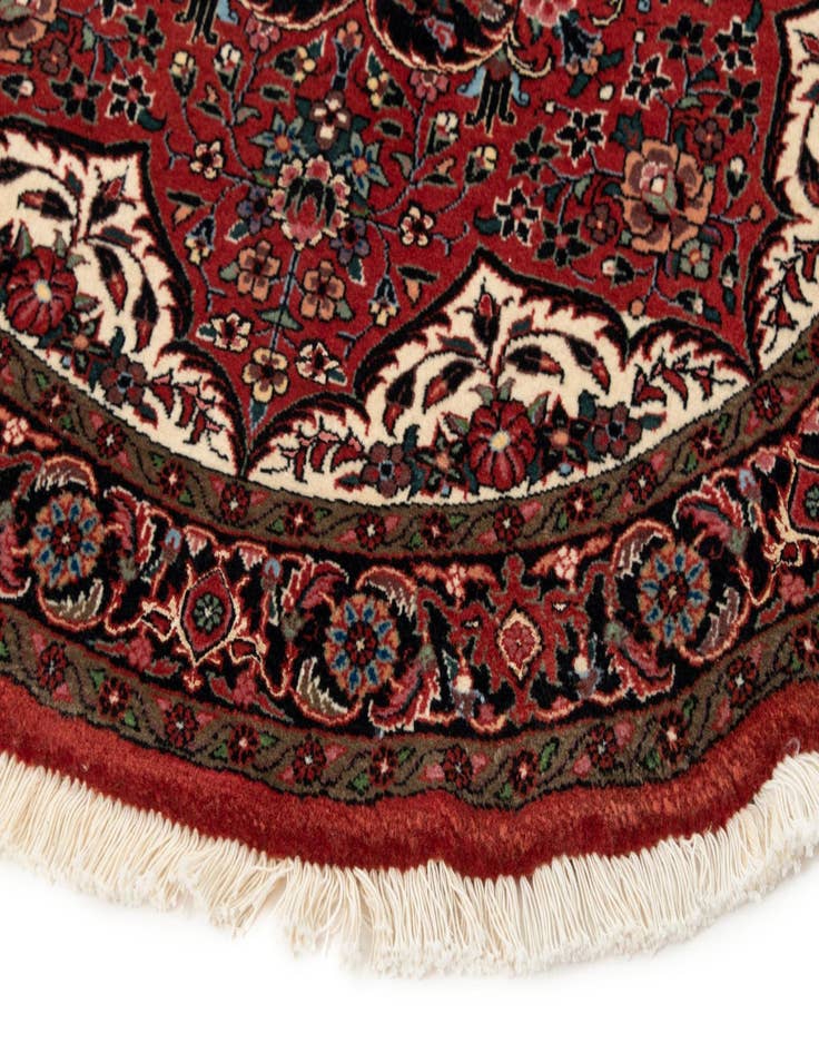 Detail image of  3' 5 x 3' 5 Bidjar With Silk Round Rug