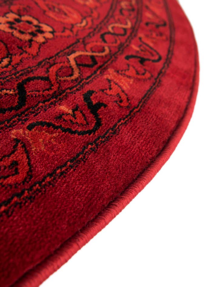 Detail image of  5' 3 x 5' 3 Bokhara Round Rug
