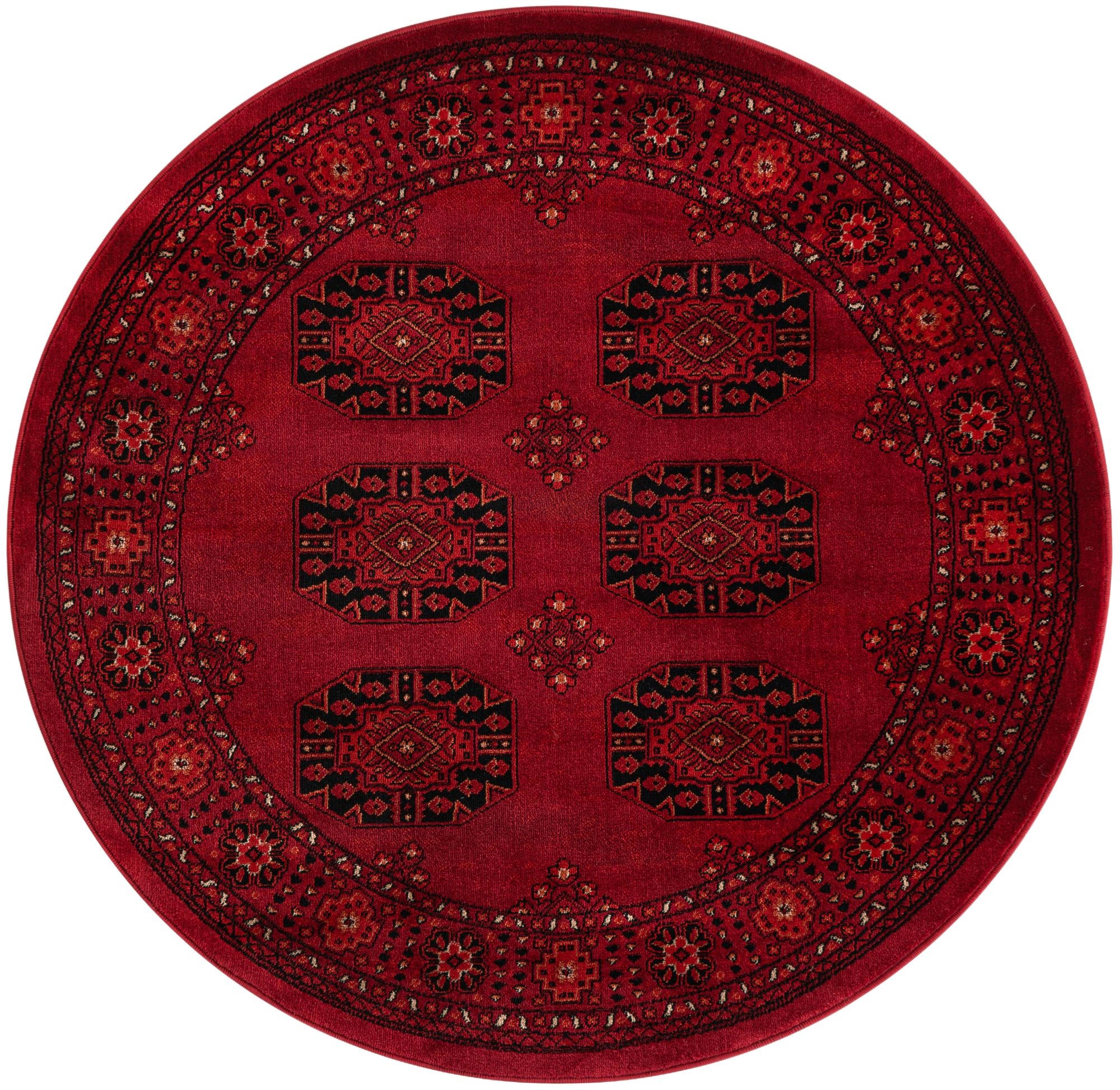  3' x 3' Bokhara Round Rug
