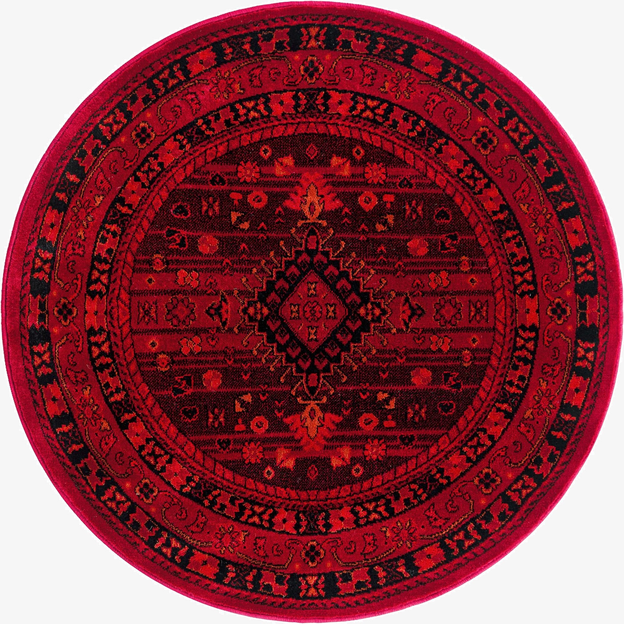  3' x 3' Bokhara Round Rug