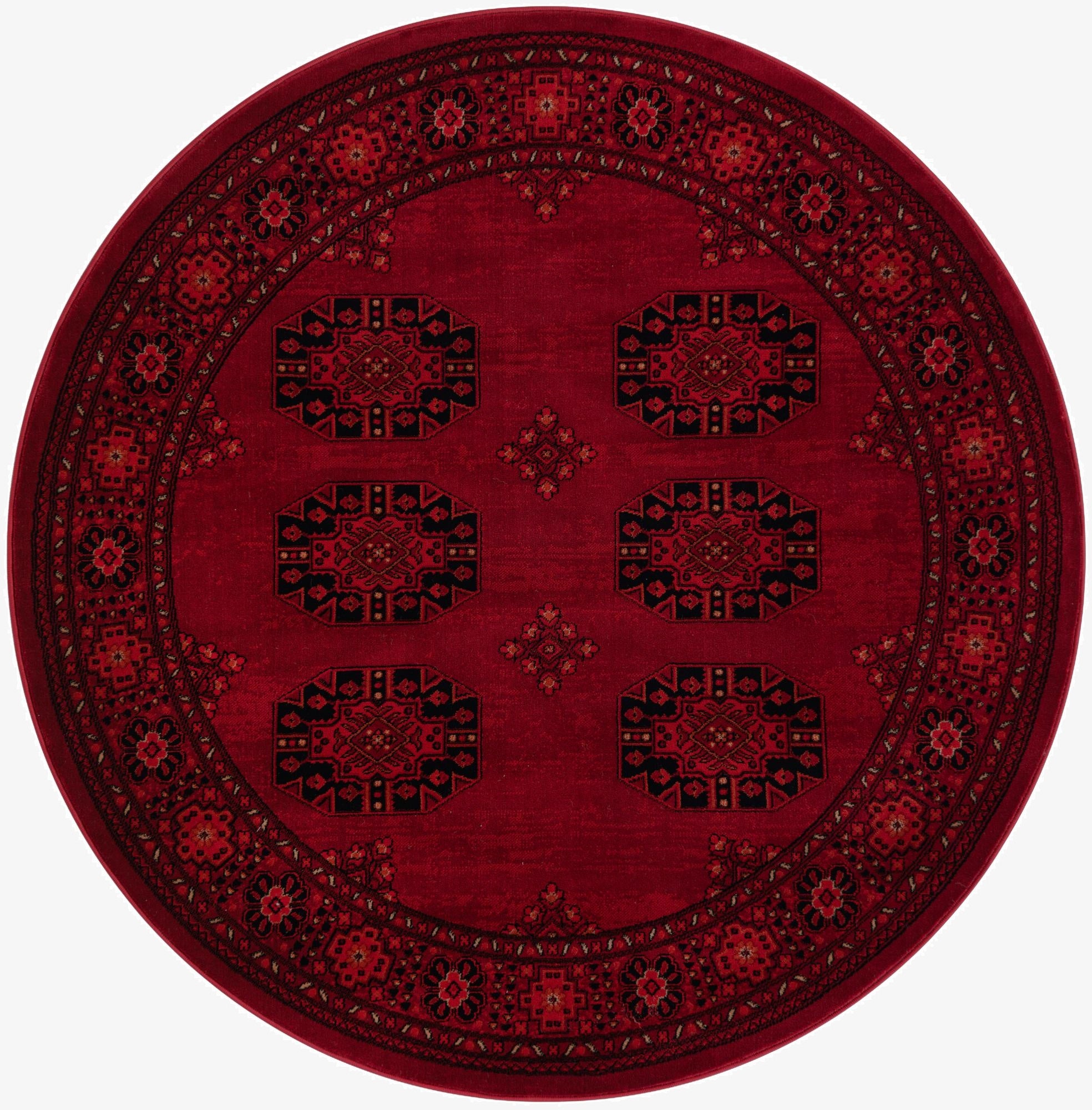  5' 3 x 5' 3 Bokhara Round Rug