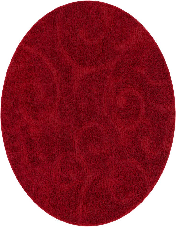 Detail image of  5' 3 x 5' 3 Botanical Shag Round Rug