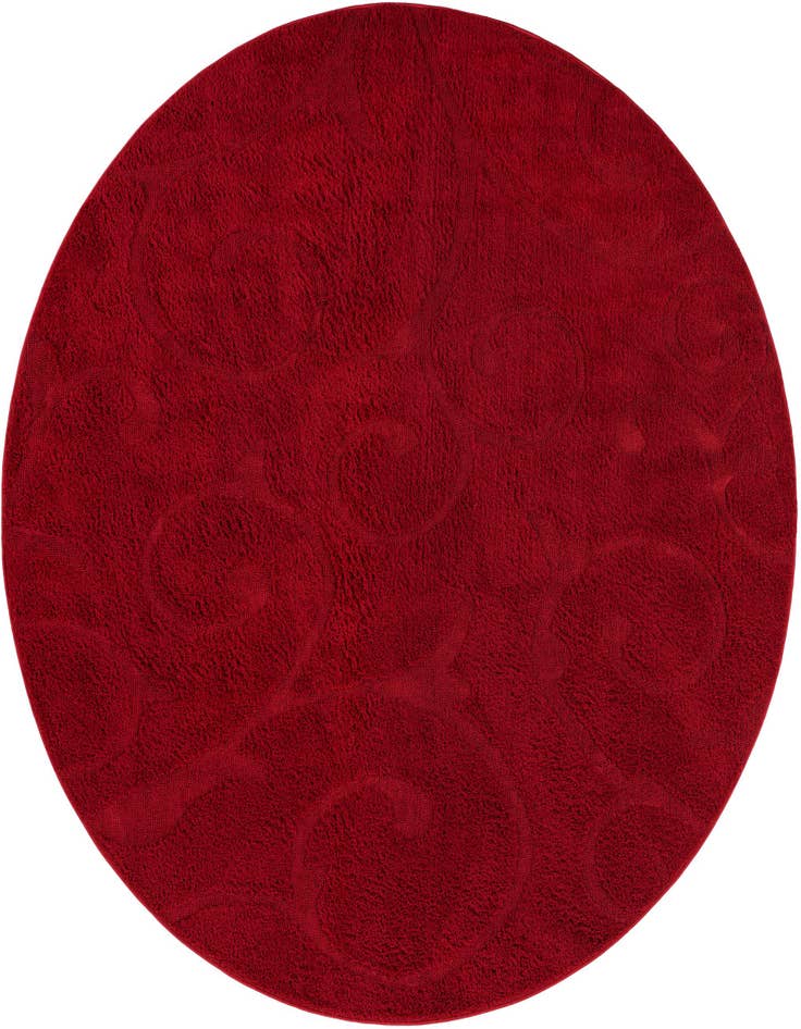 Detail image of  7' 10 x 7' 10 Botanical Shag Round Rug
