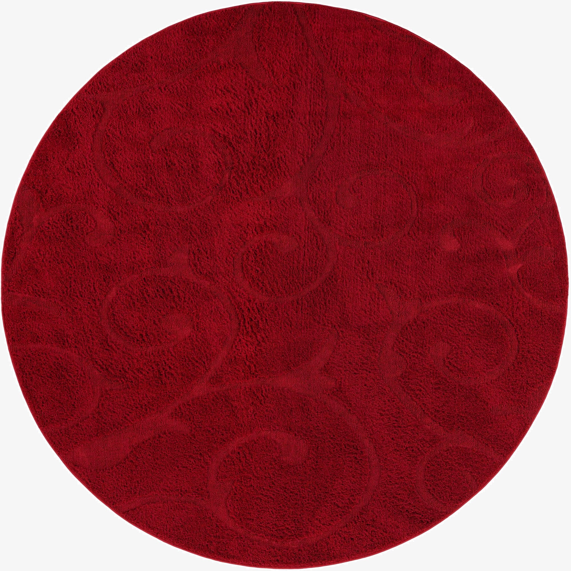  7' 10 x 7' 10 Botanical Shag Round Rug