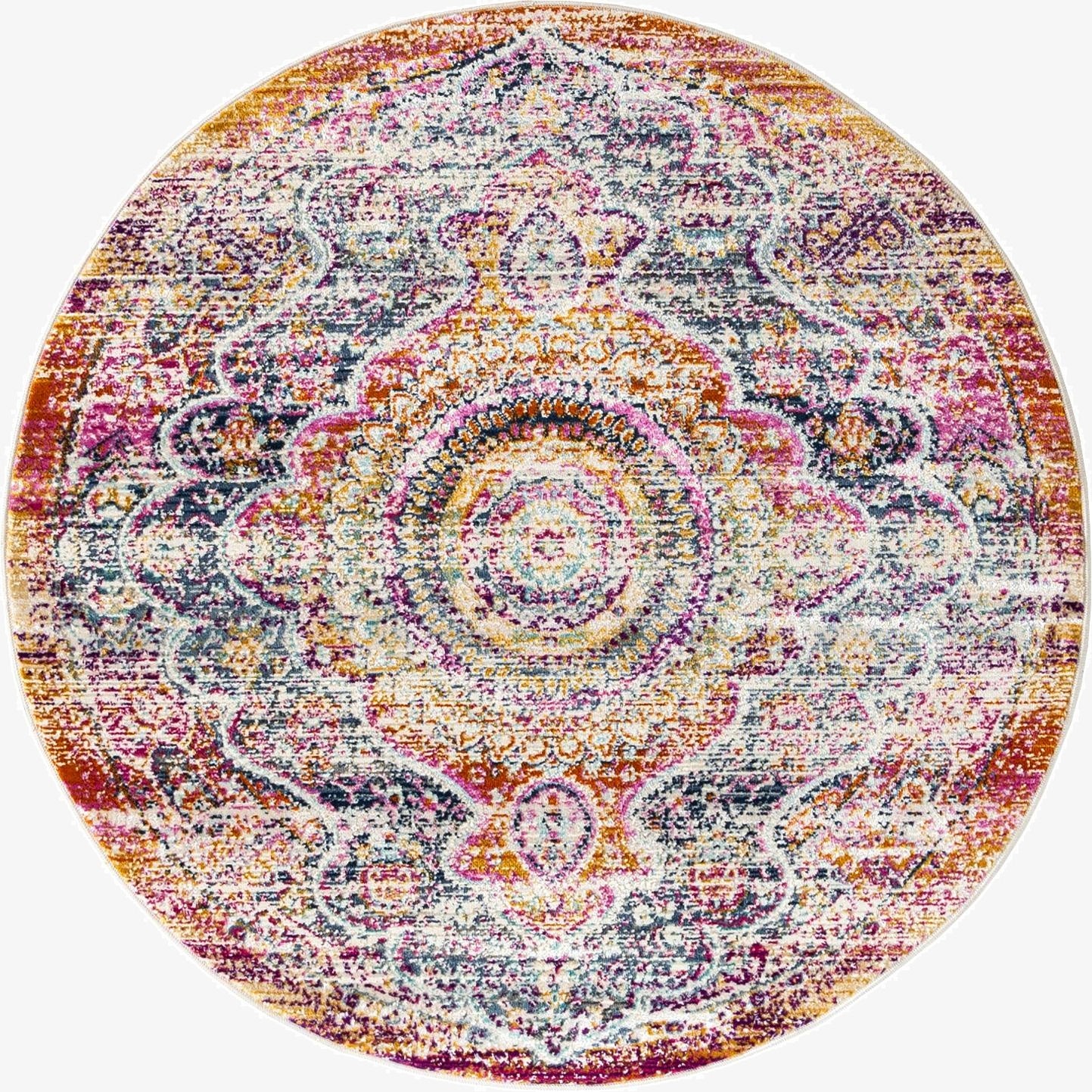  3' 7 x 3' 7 Budapest Round Rug