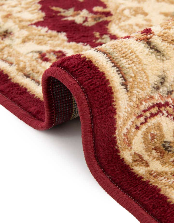 Red 6' x 6' Chateau Round Rug | Rugs.com