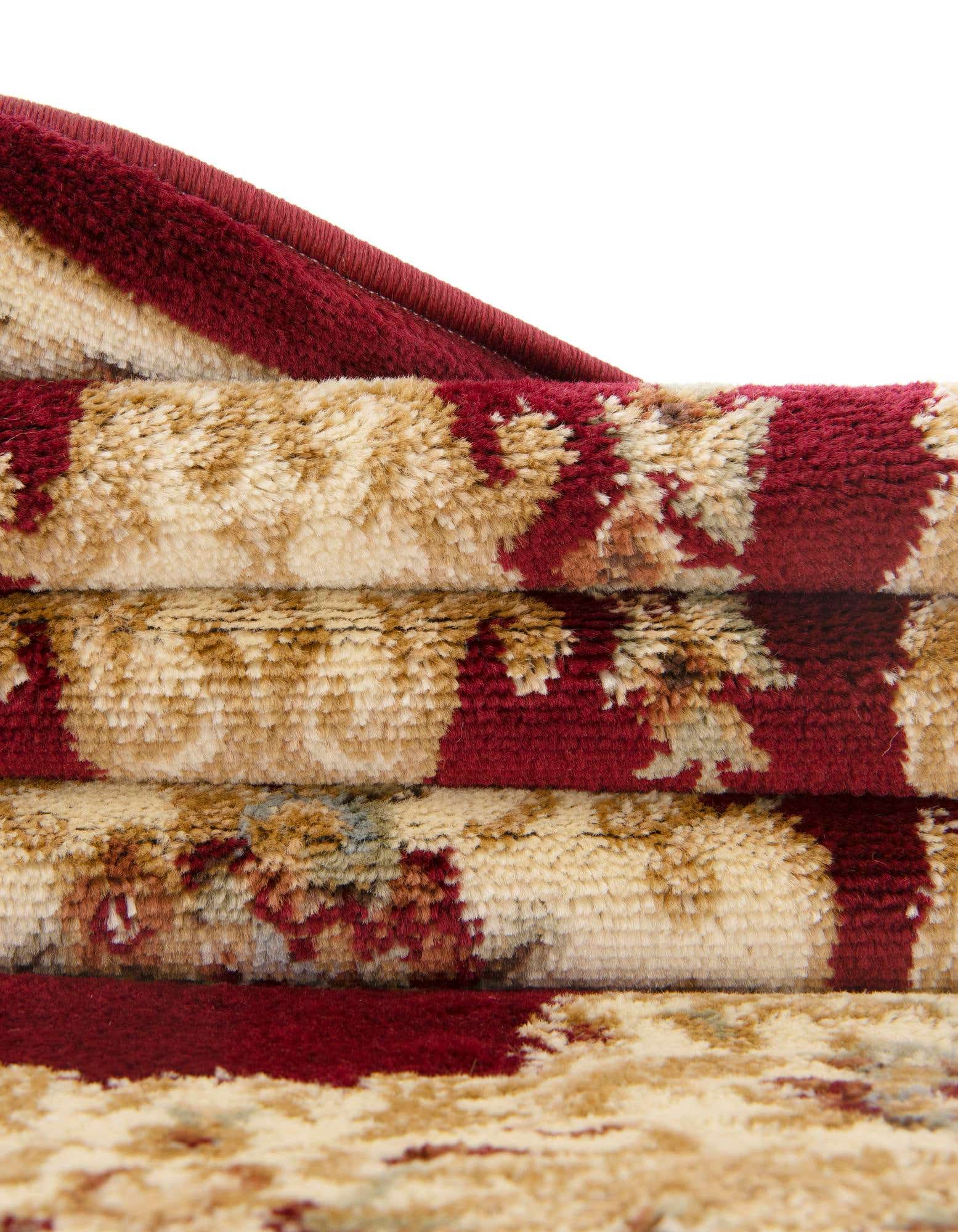 Red 6' x 6' Chateau Round Rug | Rugs.com