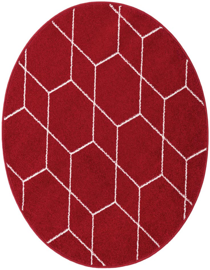 Detail image of  4' x 4' Lattice Frieze Round Rug