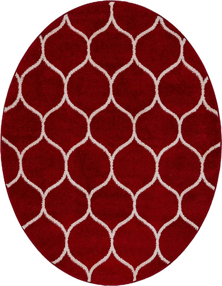 Detail image of  4' x 4' Lattice Frieze Round Rug