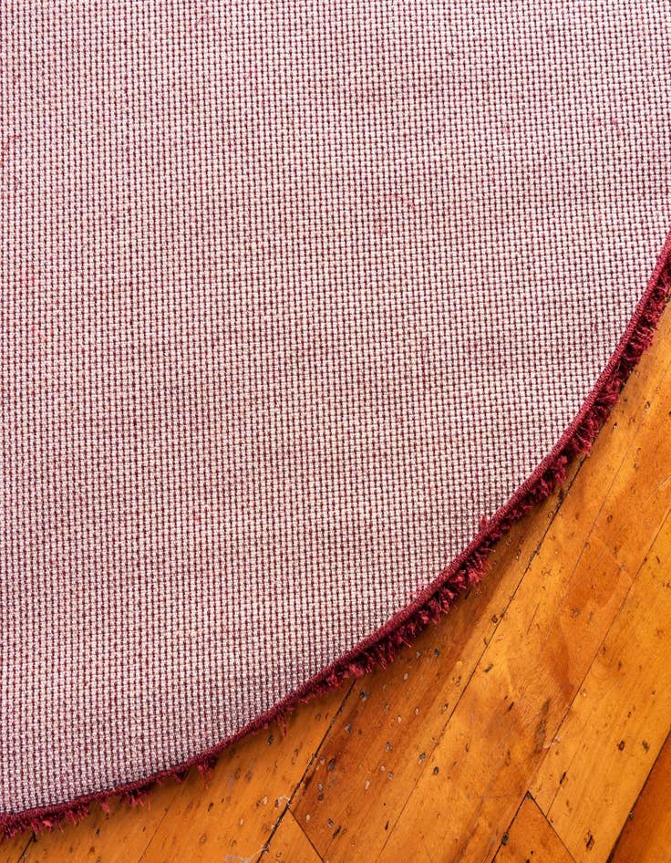 Detail image of  8' x 8' Luxury Solid Shag Round Rug