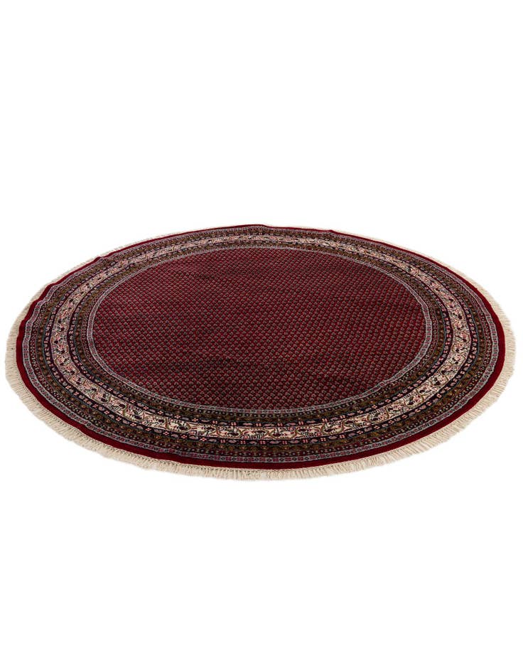 Detail image of  7' 10 x 7' 10  Hand Knotted Mir Wool Round Rug