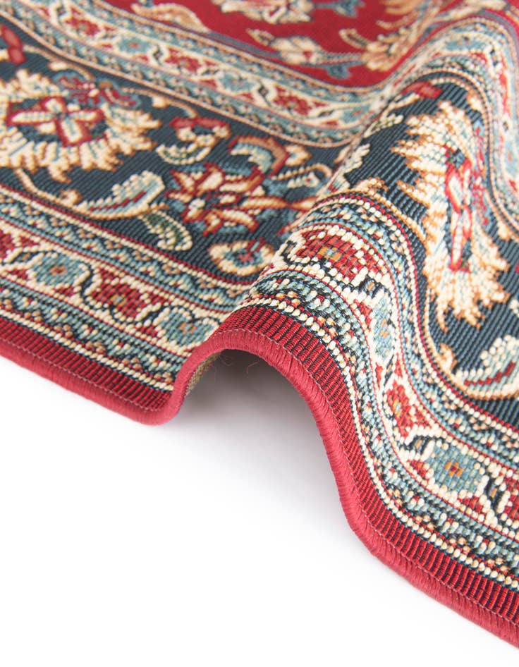 Detail image of  6' 1 x 6' 1  Washable Traditional Indoor / Outdoor Round Rug