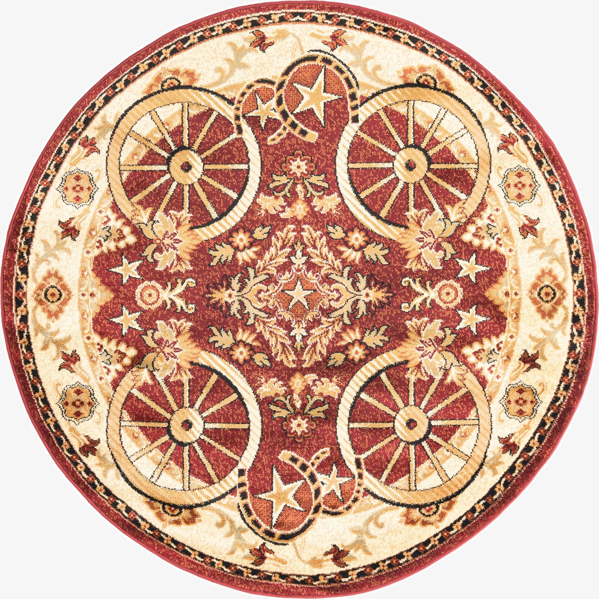  5' 3 x 5' 3 Pioneer Round Rug