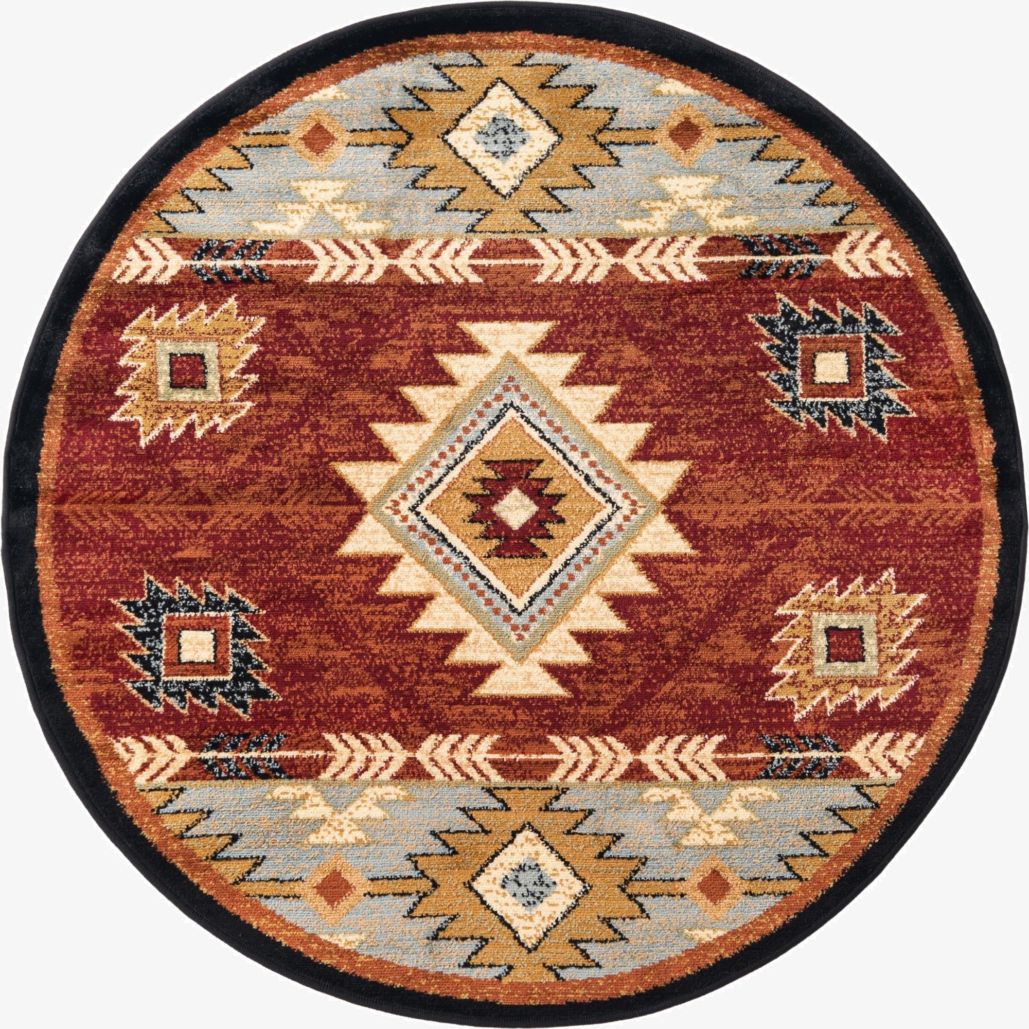  4' x 4' Pioneer Round Rug